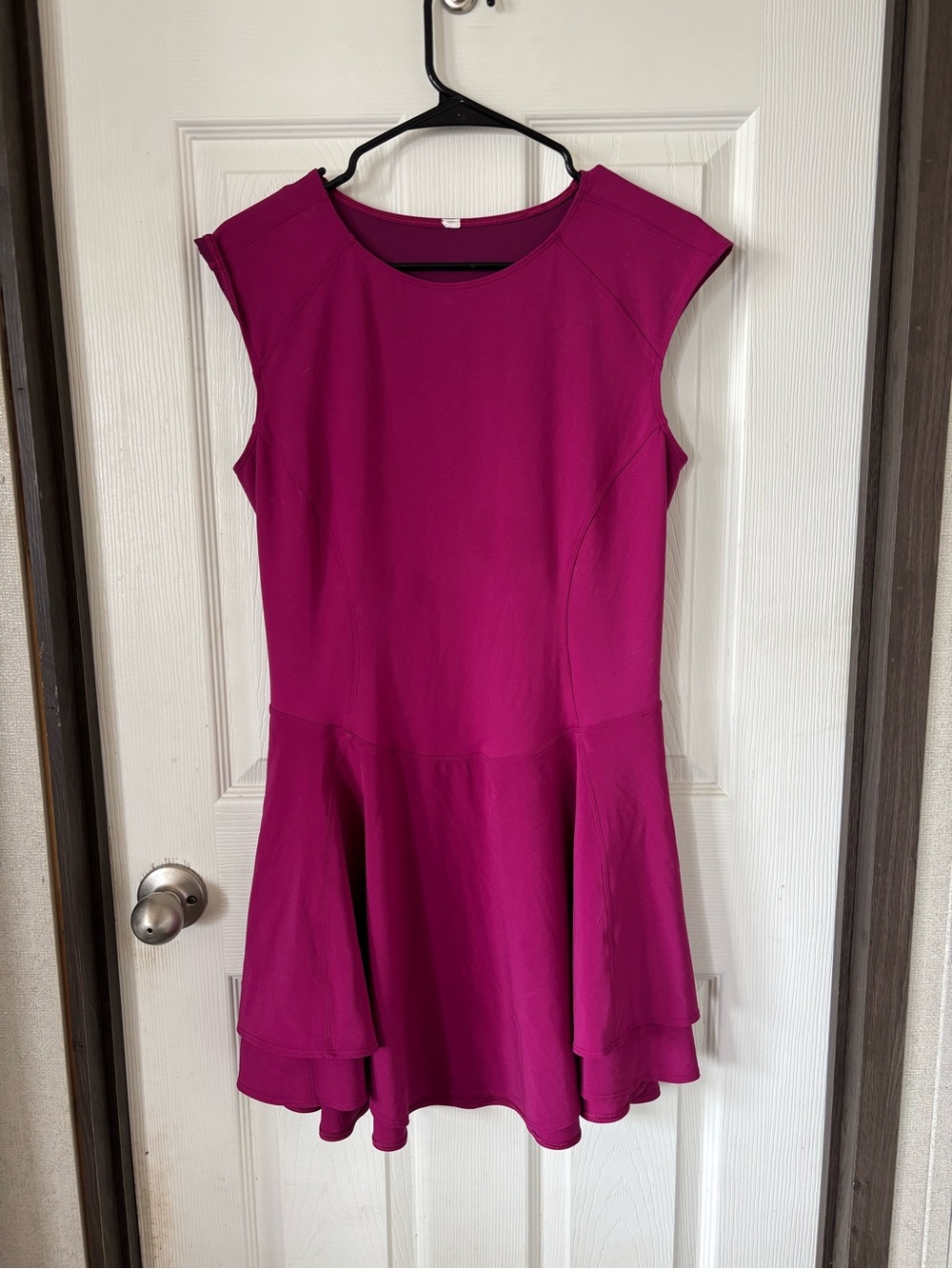 lululemon athletica Magenta Cap-Sleeve Mini Dress